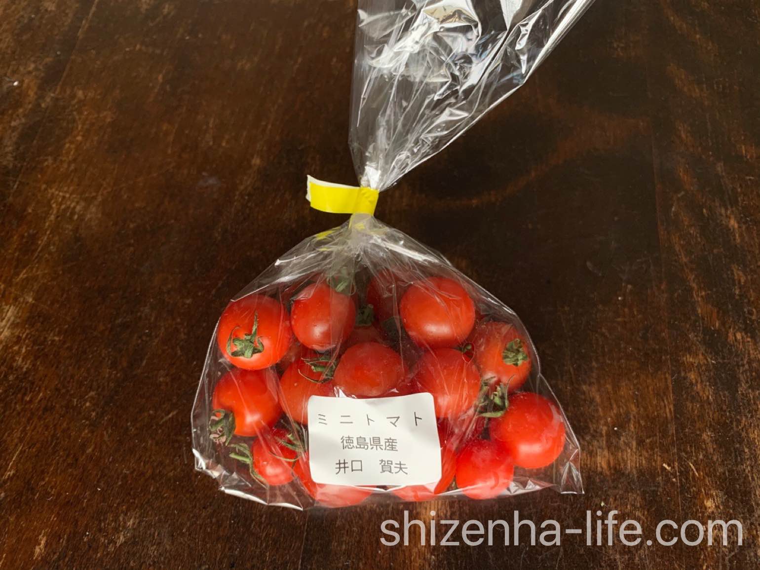 ミニトマト　150g　徳島県産　生産者井口賀夫さん