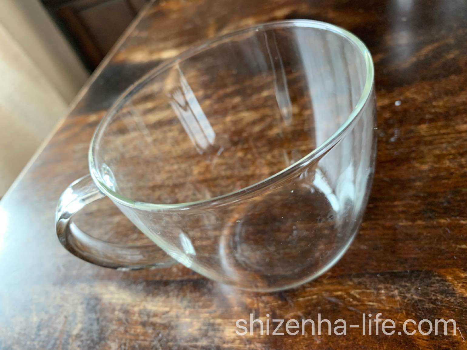 ニトリ　耐熱ガラスマグカップ